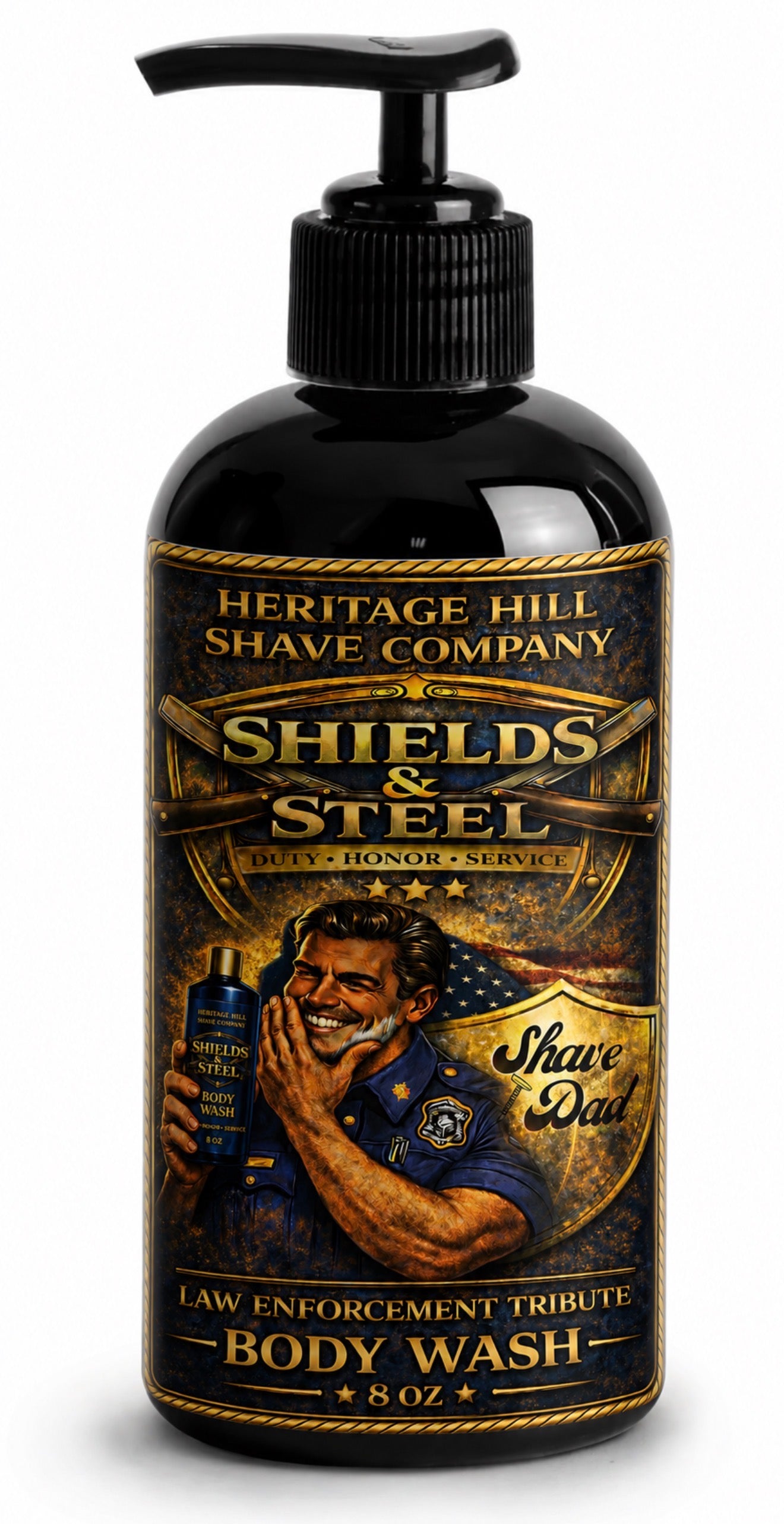 Shields and Steel Body Wash