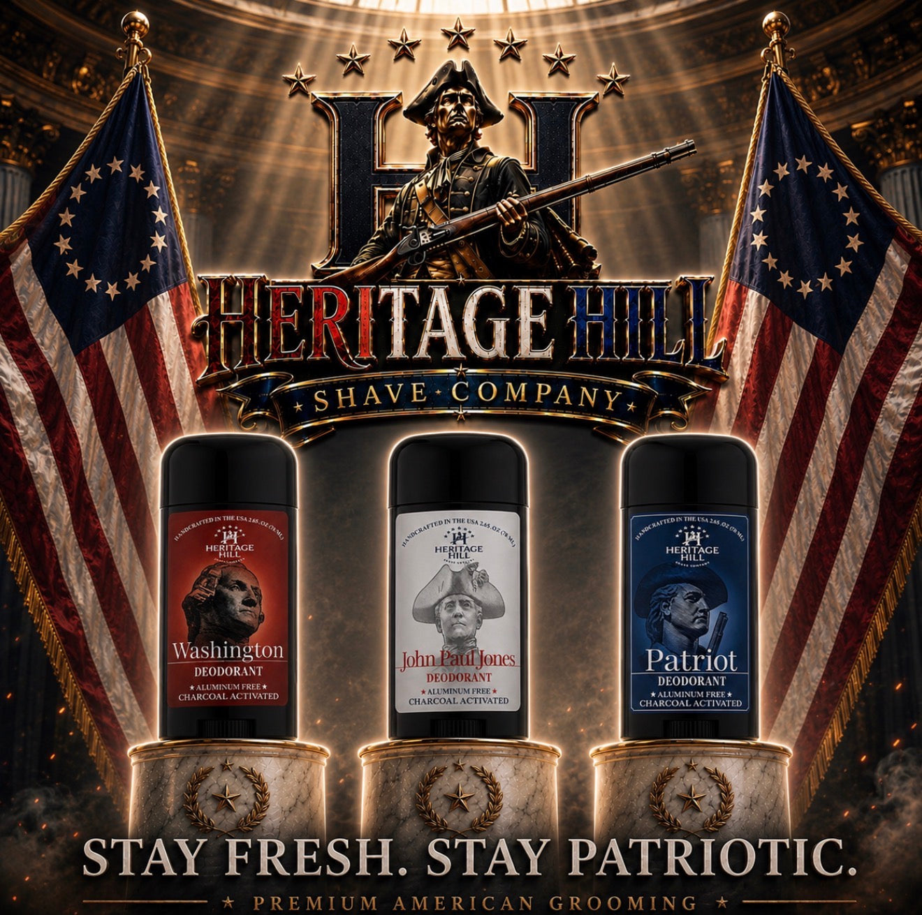 Heritage Hill Shave Company-Natural Deodorant (NEW)