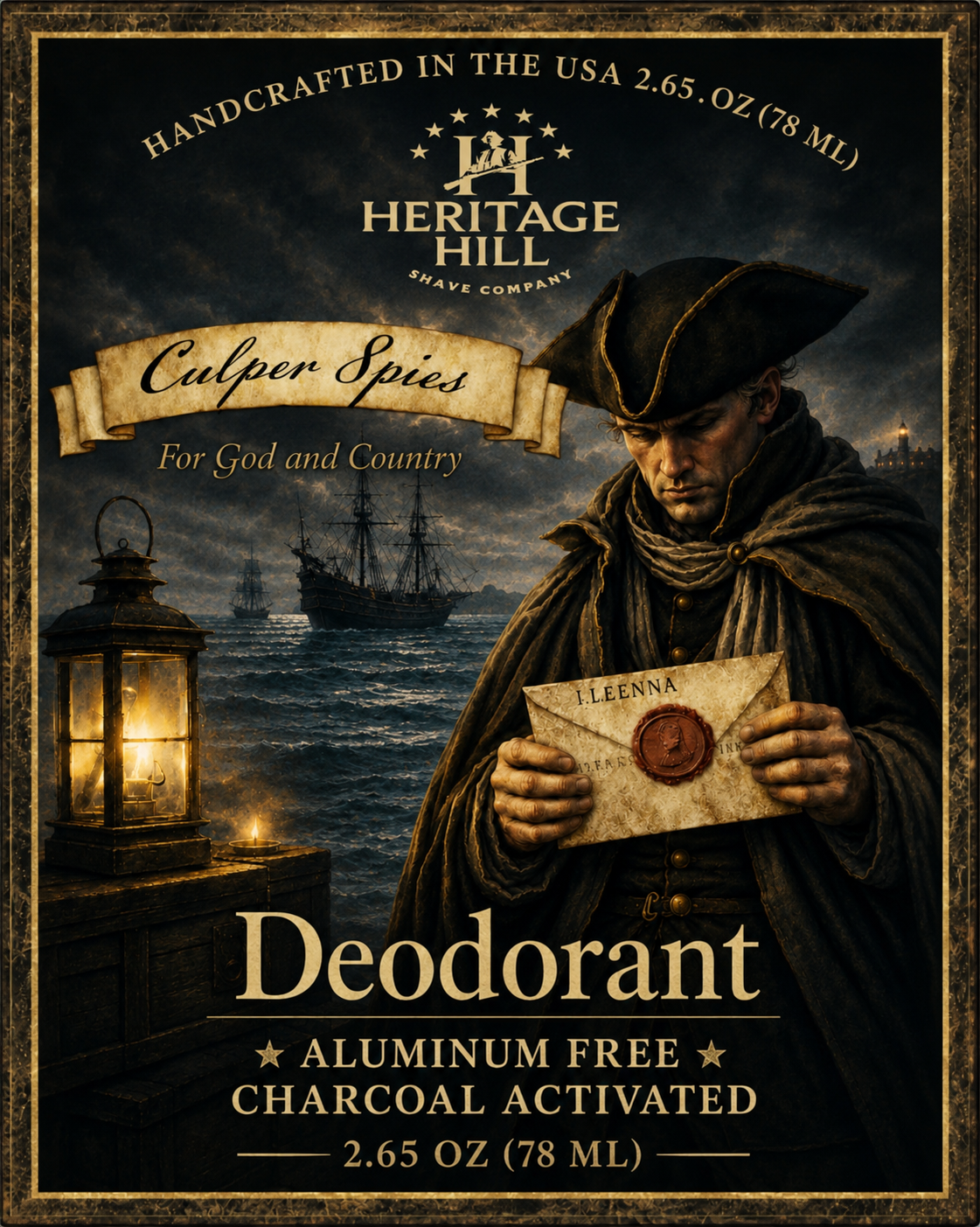 Culper Spies-Natural Deodorant