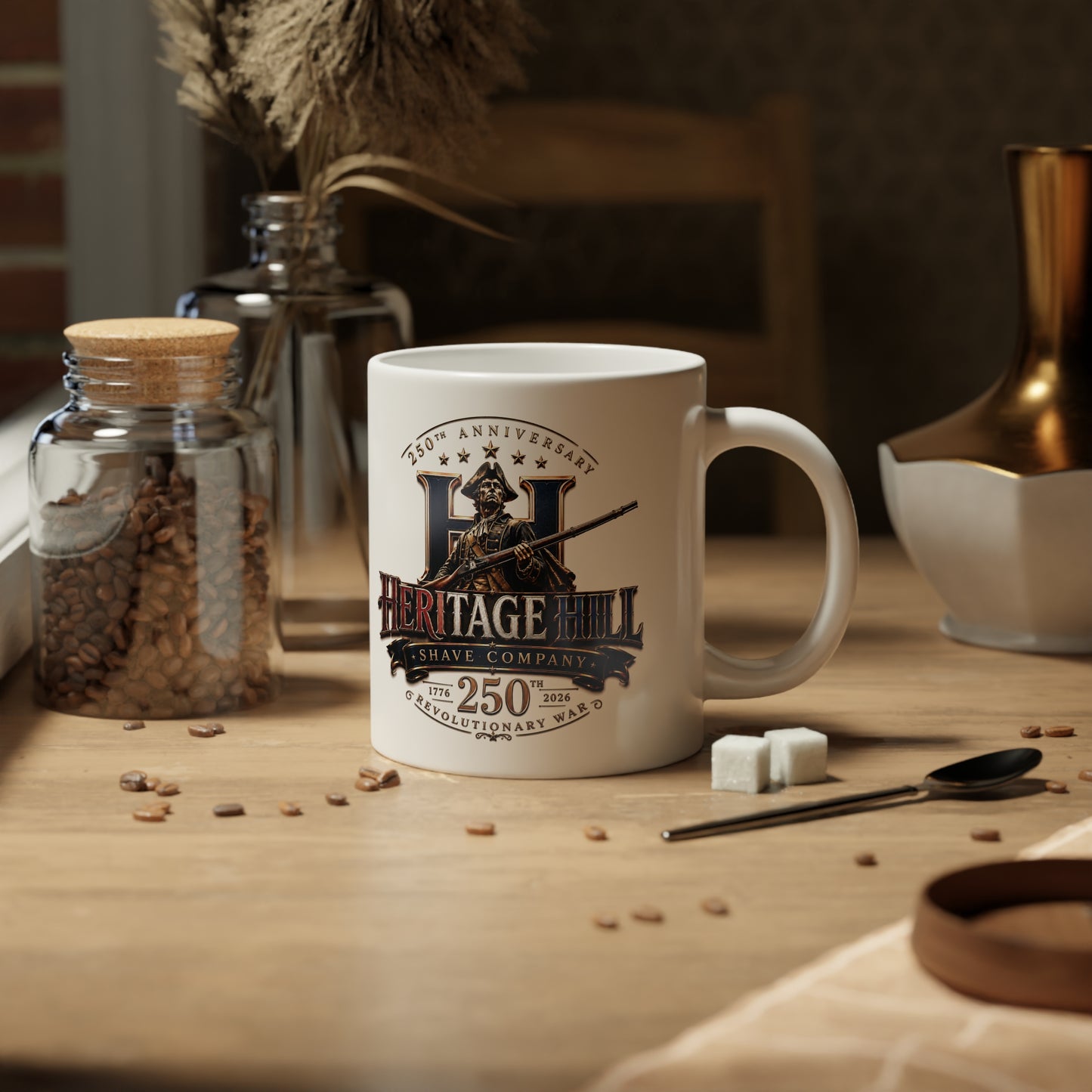 250th Anniversary of the Revolutionary War Jumbo Mug — 20oz Commemorative Coffee Mug