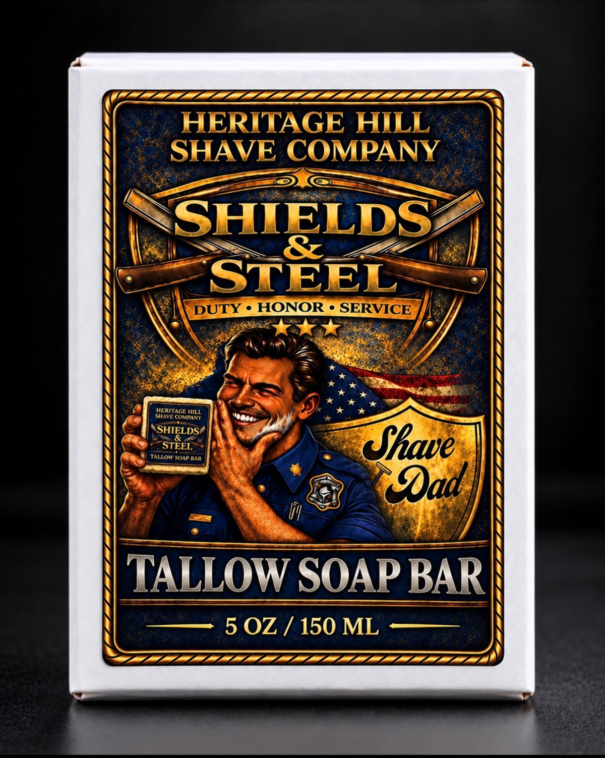 Shields and Steel Tallow Bar Soap