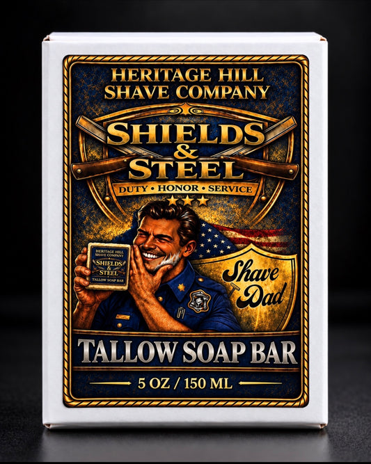 Shields and Steel Tallow Bar Soap