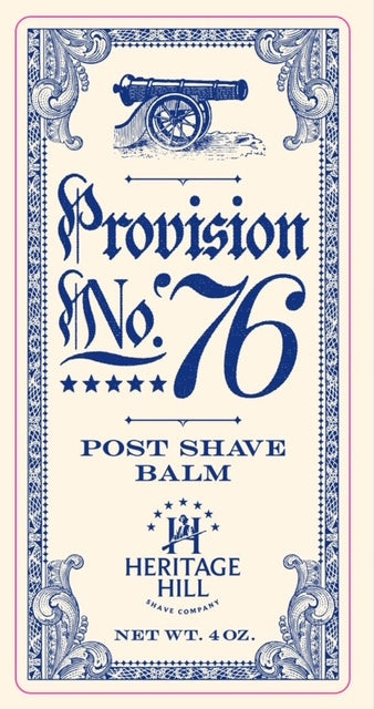 Provision No. ’76 – Post Shave Balm (Unscented) NEW RELEASE