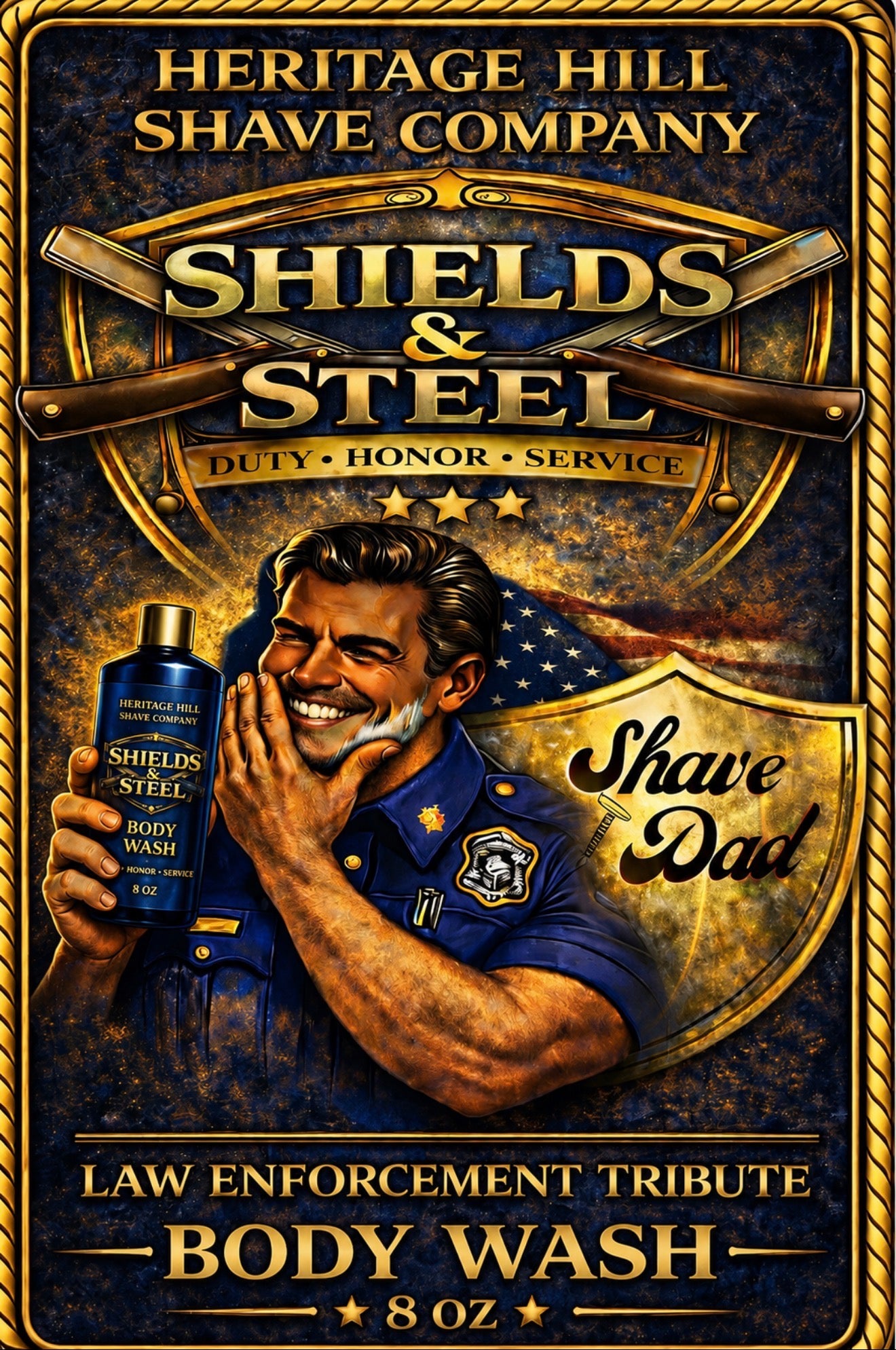 Shields and Steel Body Wash