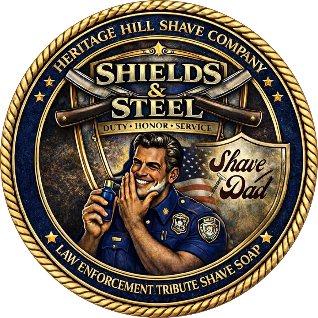 Shields and Steel Law Enforcement Tribute -Tallow Shave Soap